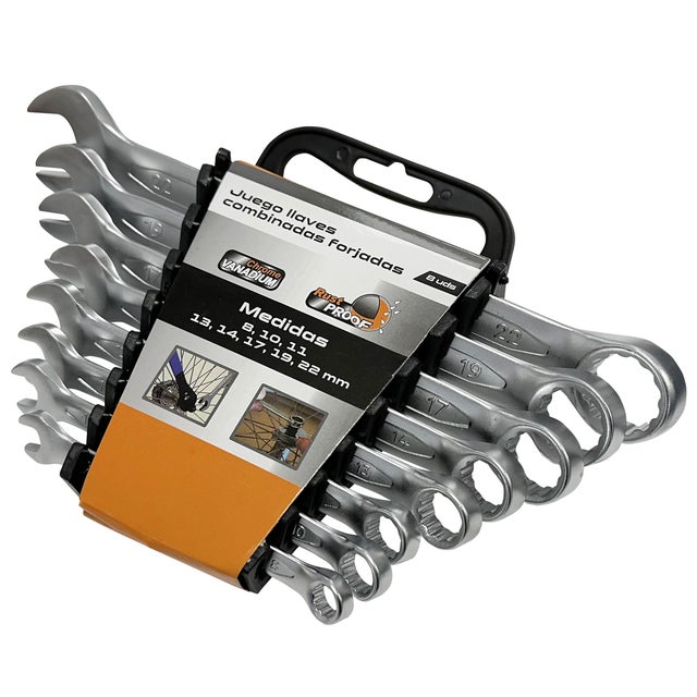 JUEGO 8 LLAVES COMBINADAS CR-V 8-22MM