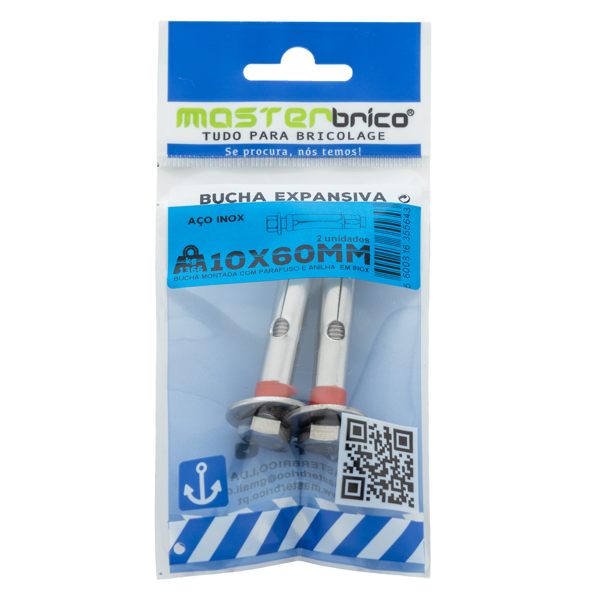 Bucha expansiva 10X60MM COM PARAFUSO - 3