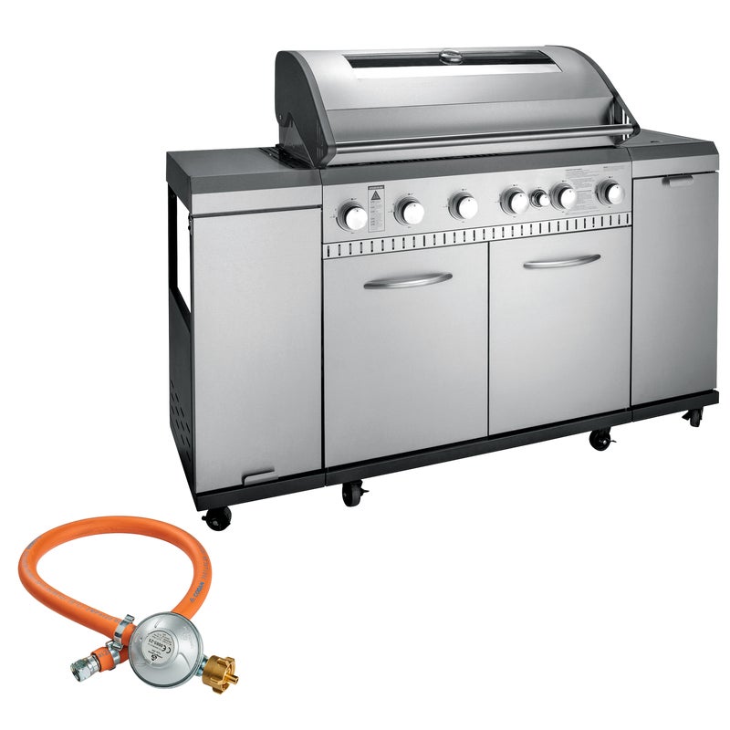 Kuchnia gazowa 24kW REXON COOK INOX 6.1