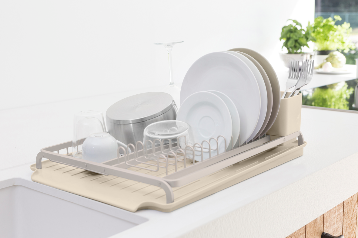 Escorredor compacto grande bege Soft Brabantia - 14