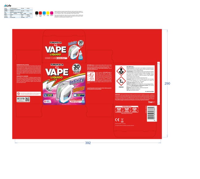Diffusore repellente liquido per zanzare VAPE Infinity 30 notti | Leroy Merlin Diffusore repellente liquido per zanzare VAPE Infinity 30 notti | Leroy Merlin