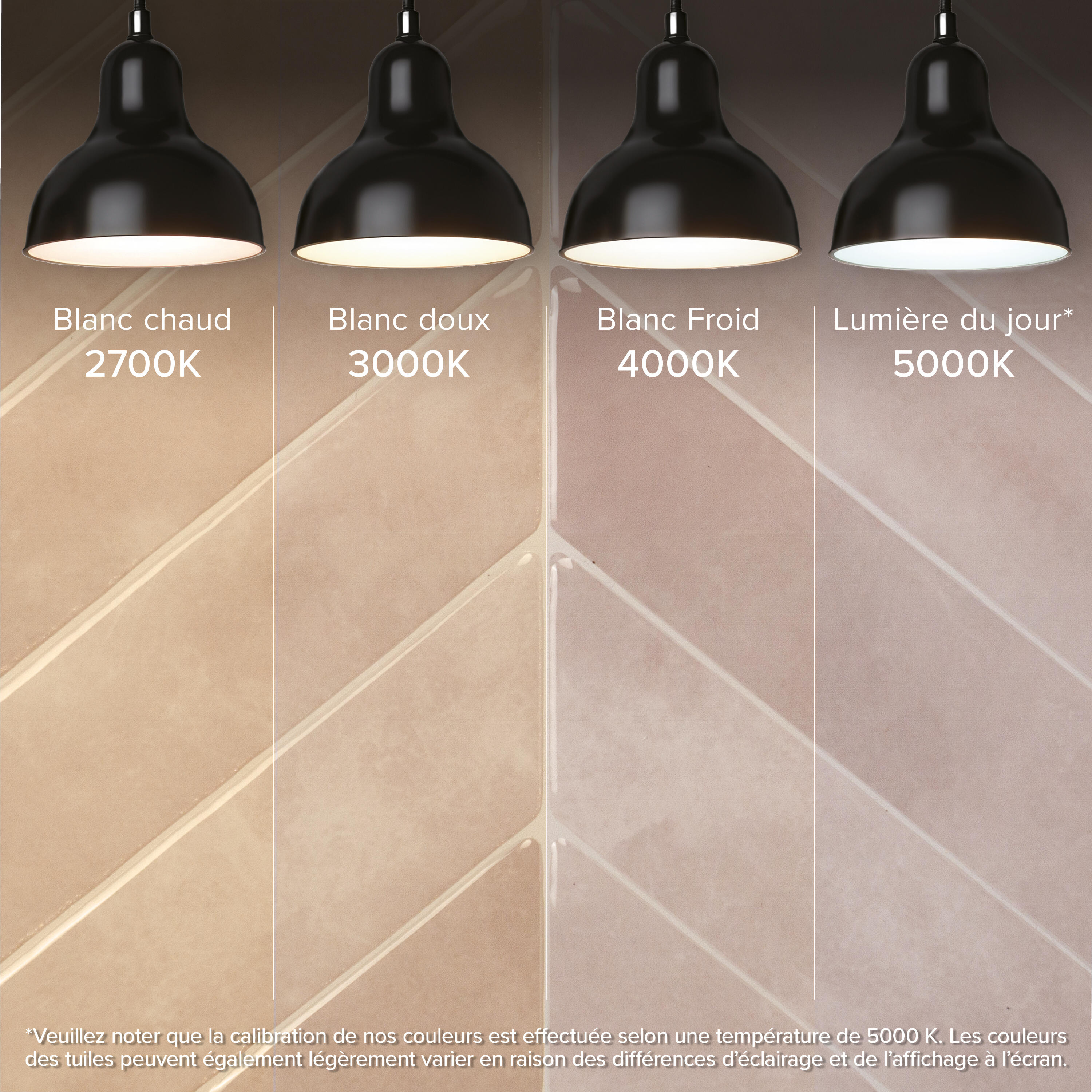 Lot de 4 adhésifs décoratifs SMART TILES,  chevron viby beige, 29,5 X 24,8 cm - 6
