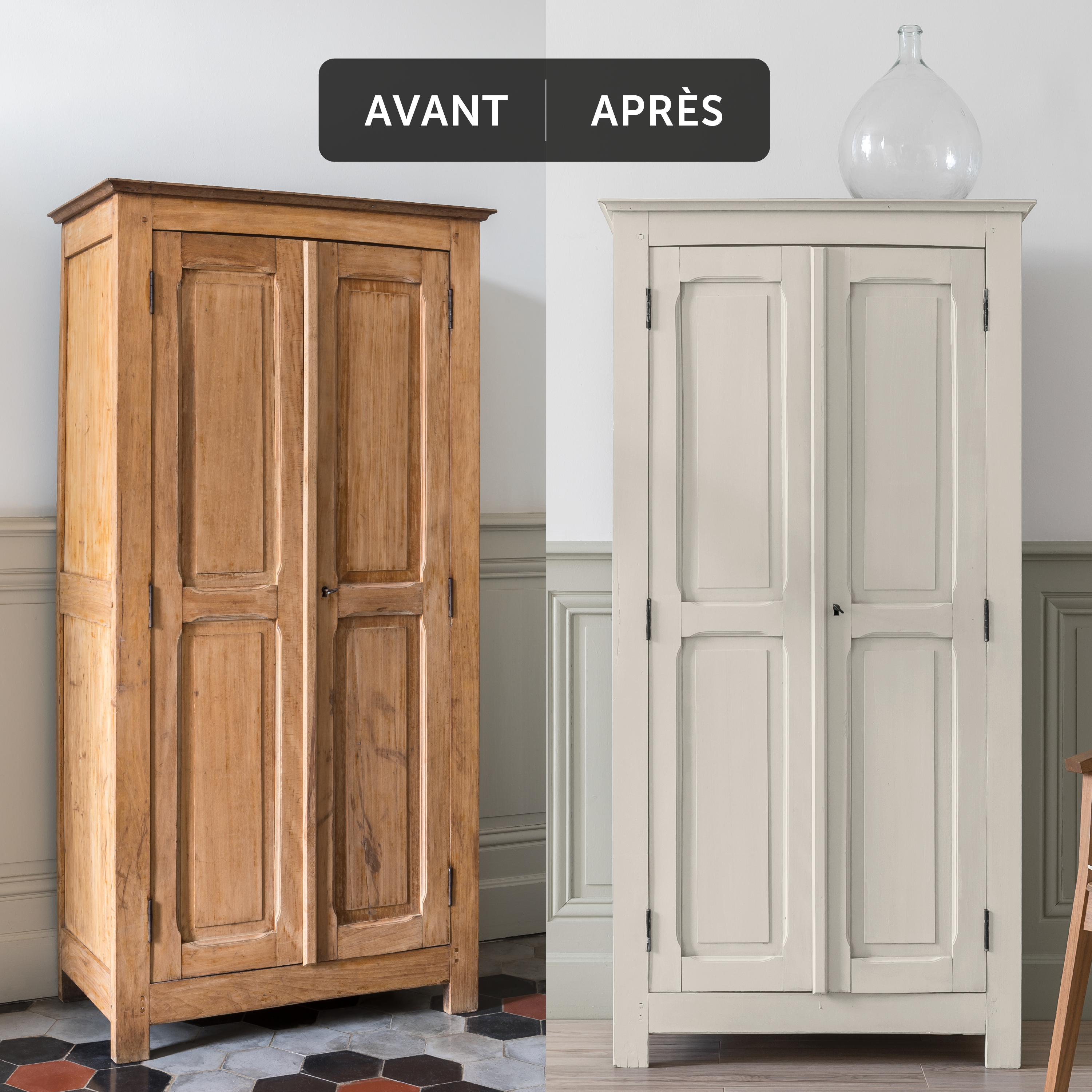 Peinture meuble et objet Caséine, meuble signé LIBÉRON blanc plume mat 0.5L - 5