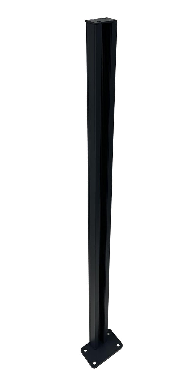 Palo a u in alluminio VERDELOOK MIAMI grigio H 146 cm