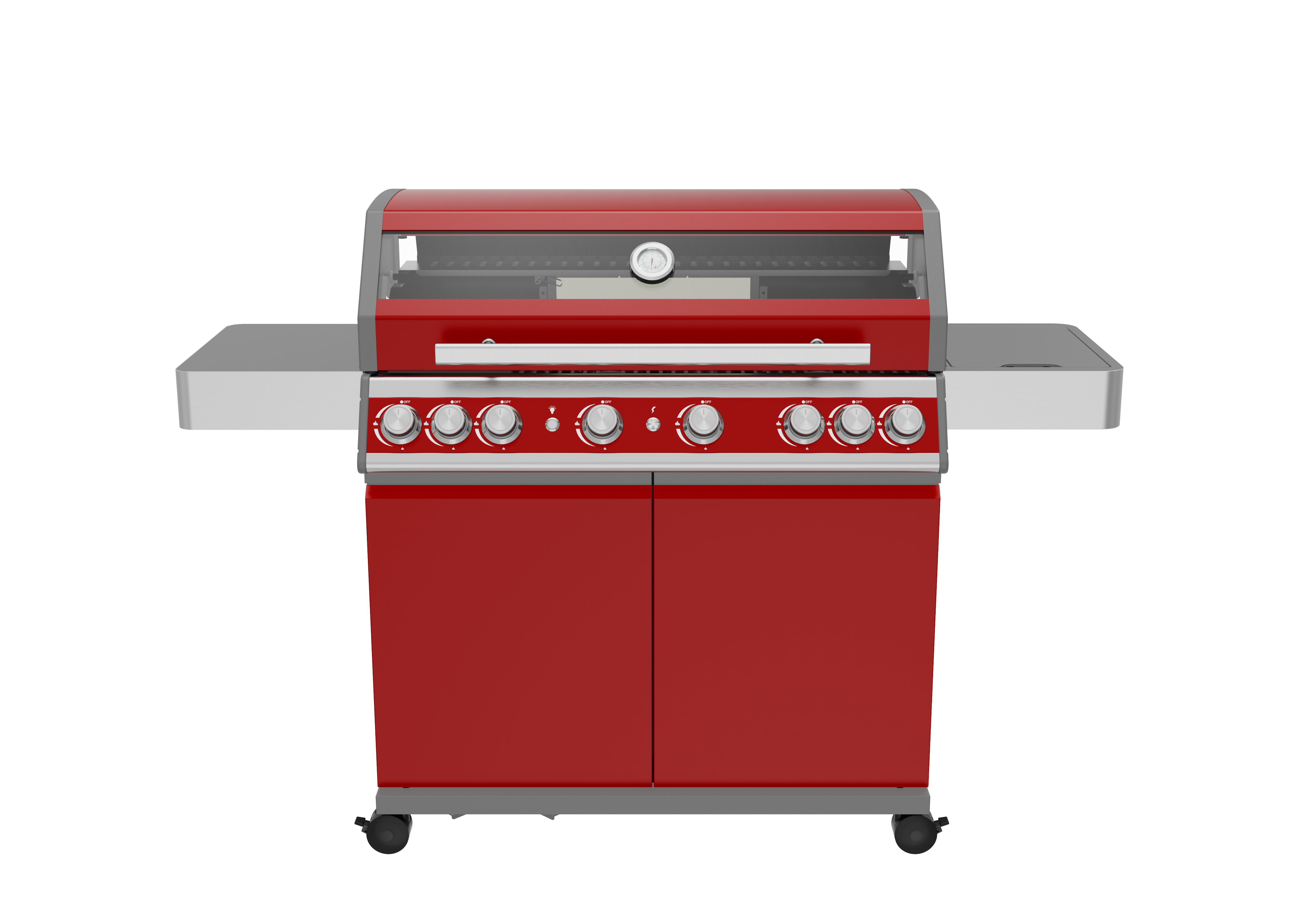Grill gazowy 23,5kW Carmen 6+2 palników + reduktor Corciano - 7