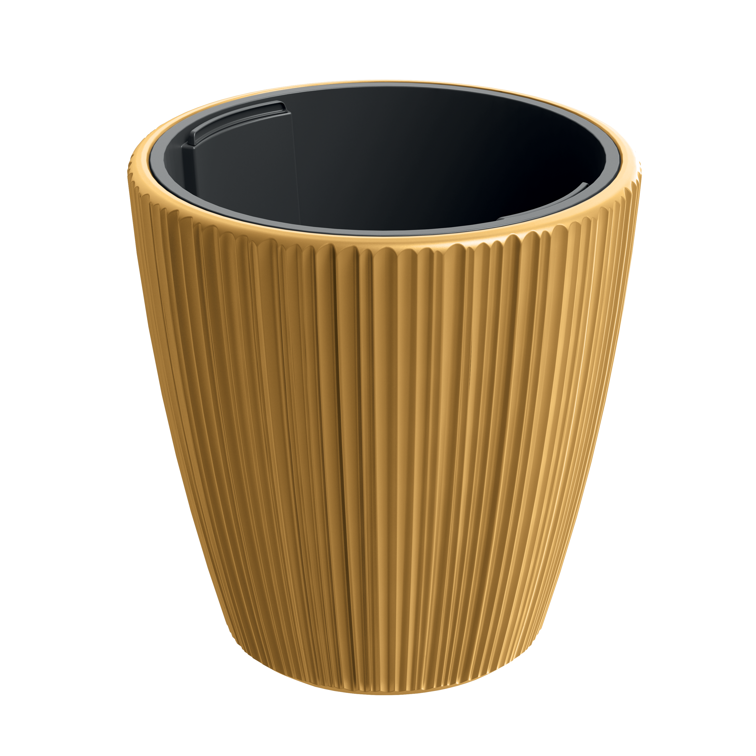 Doniczka z wkładką Oro 40 cm musztarda Prosperplast