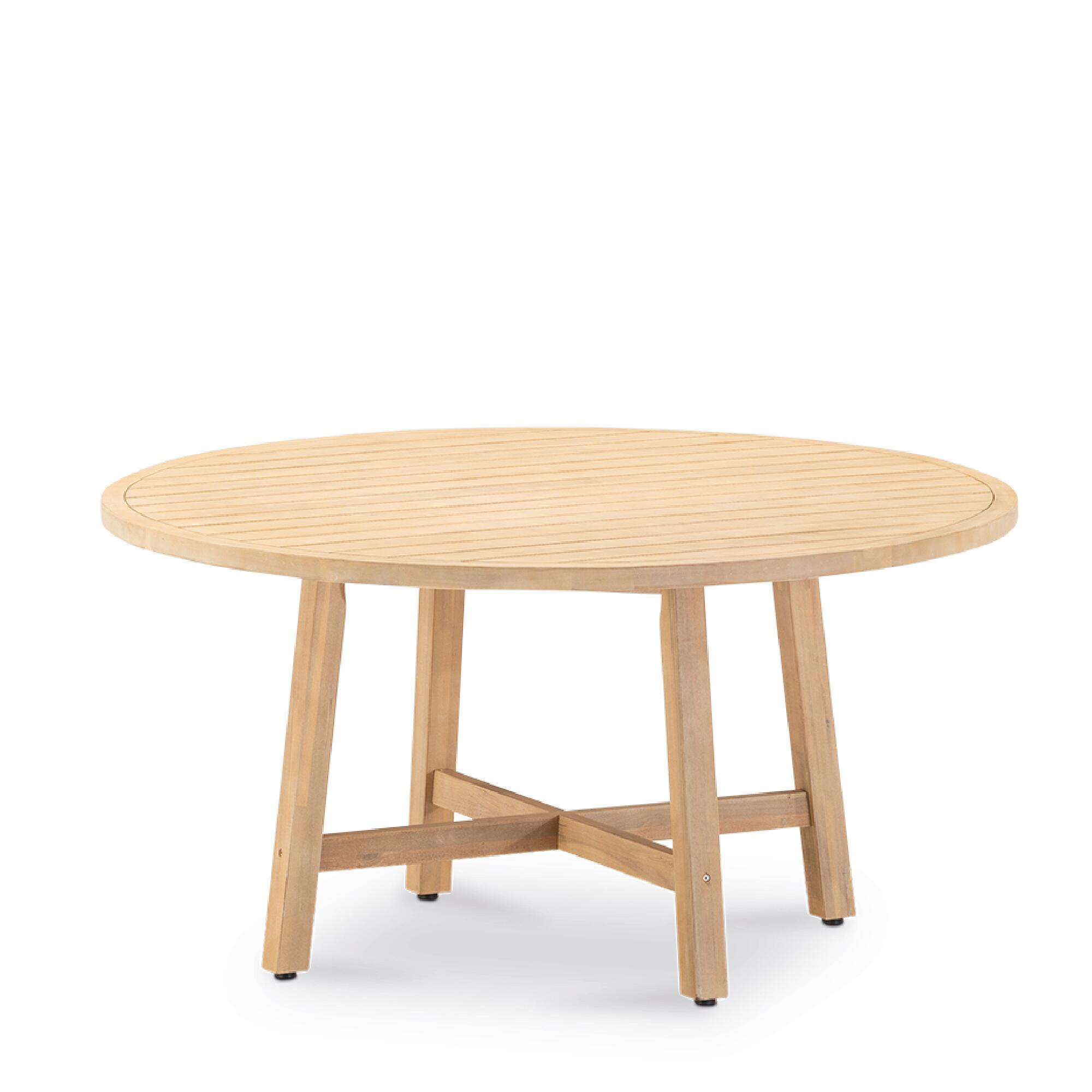 mesa de jardin provenza de madera de acacia de o 150 x 75 cm