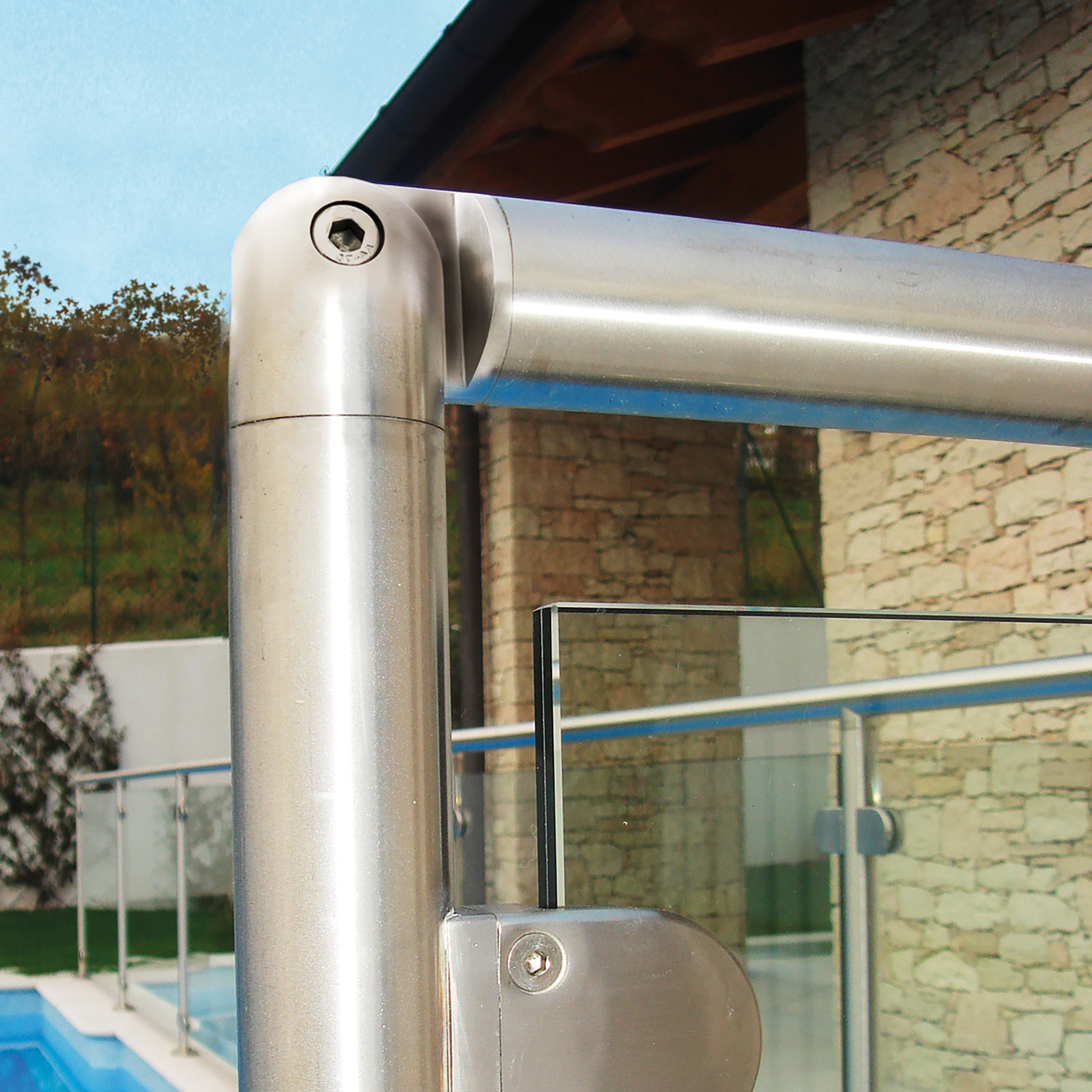 UNION REGULABLE PASAMANOS ACERO INOXIDABLE - 2