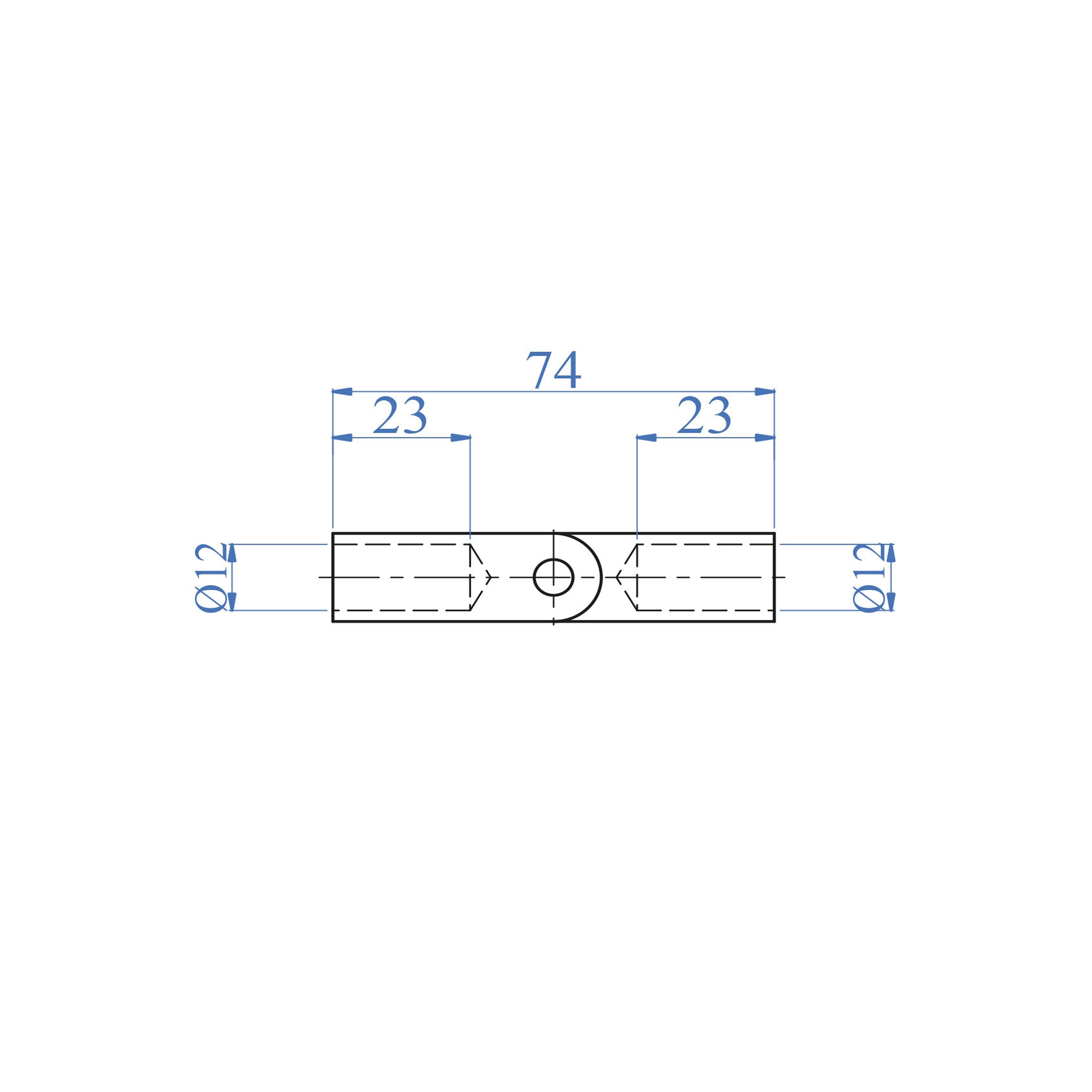 UNION VARILLA AISI316 SATINADO - 2