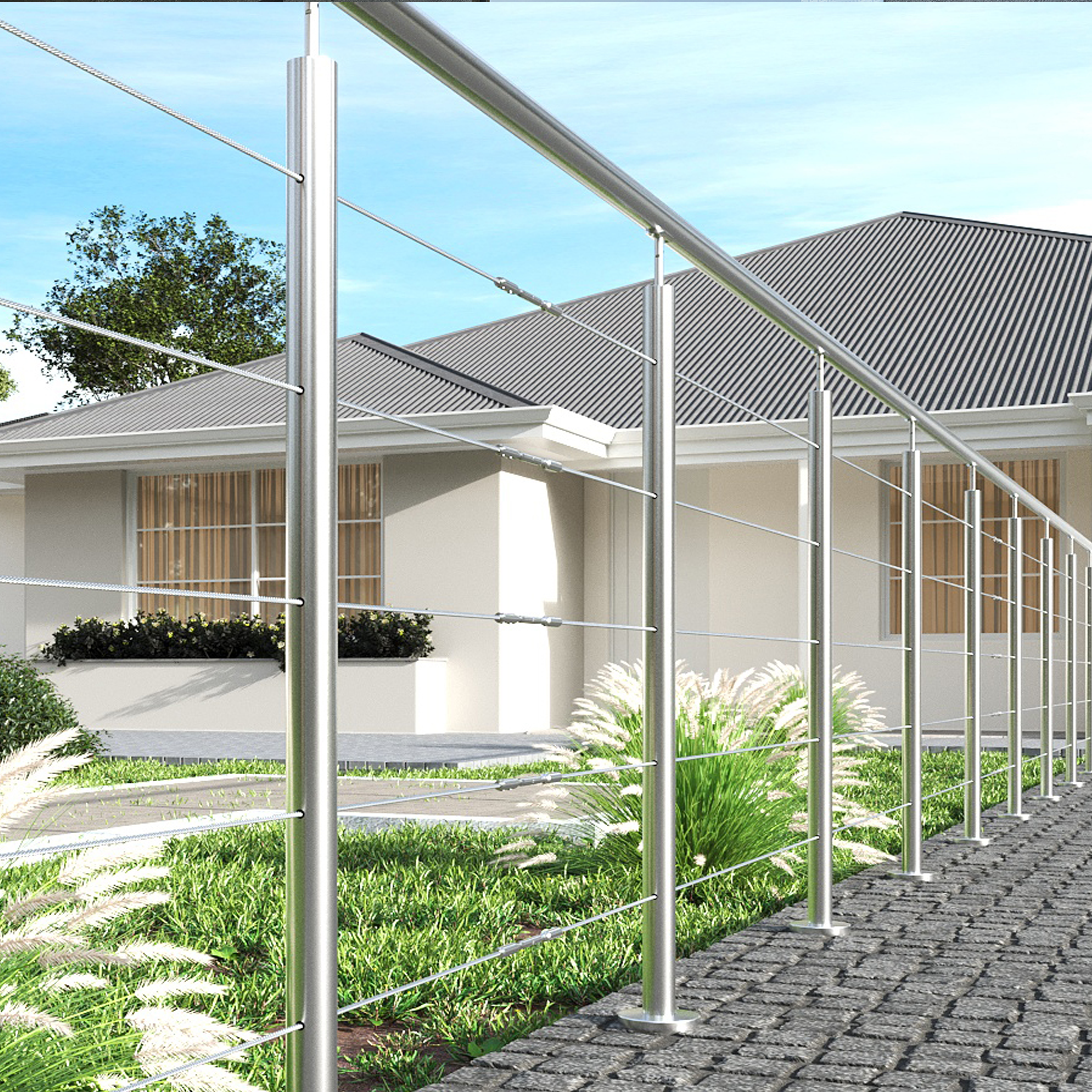 TENSOR DE CABLE M 5 INTERMEDIO ACERO INOXIDABLE AIS316 - 2