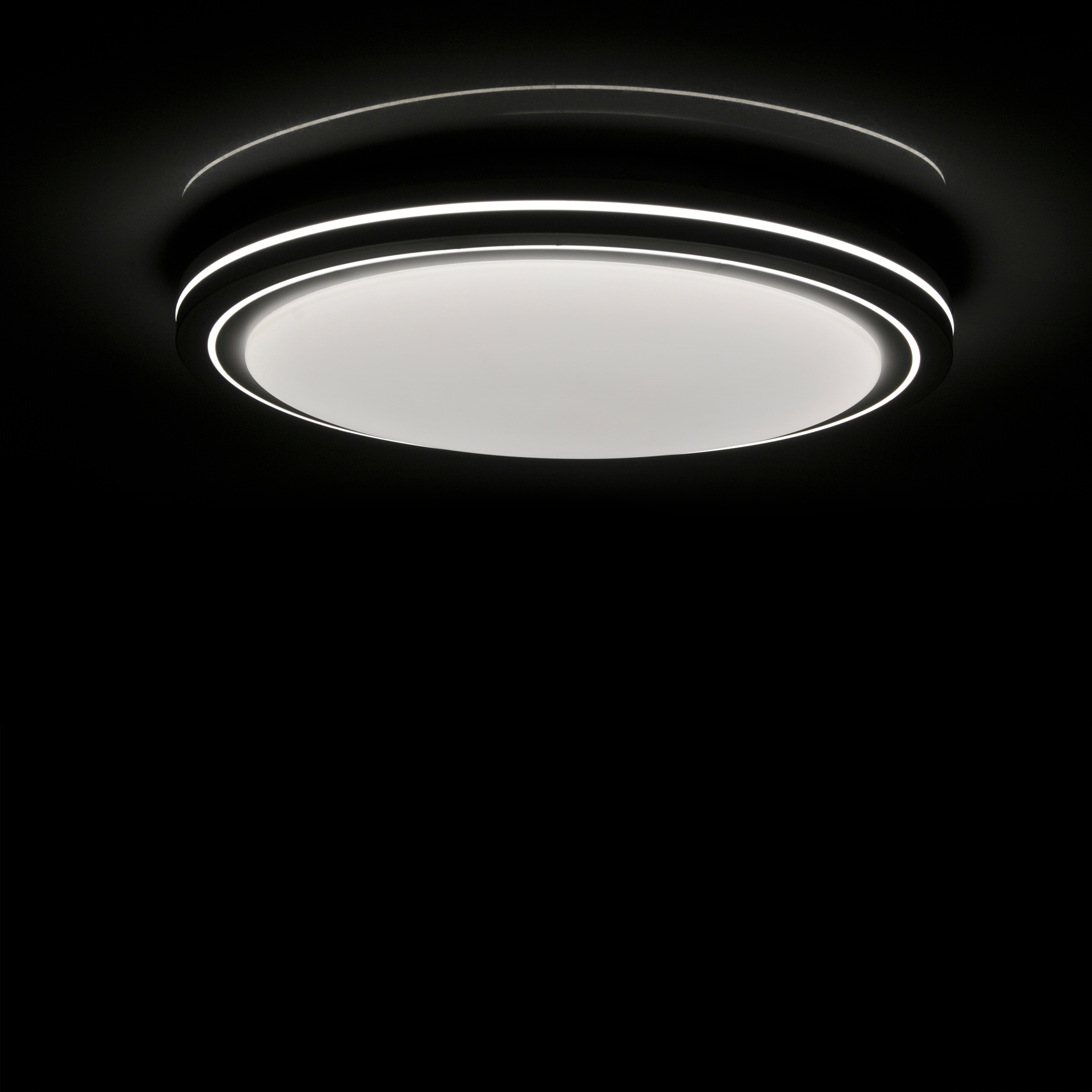 Plafon LED do łazienki Marian z pilotem 72 W 8000 lm regulacja barwy światła 50 cm biały IP44 Goldlux - 6
