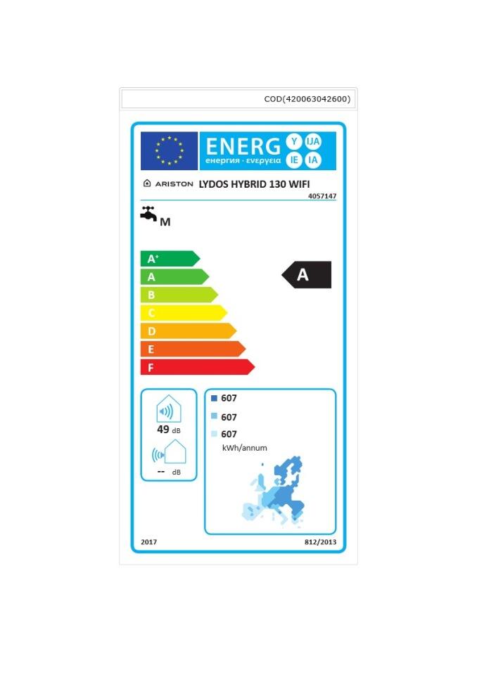 Aerotermo ARISTON LYDOS hibrido 130L WIFI - 3