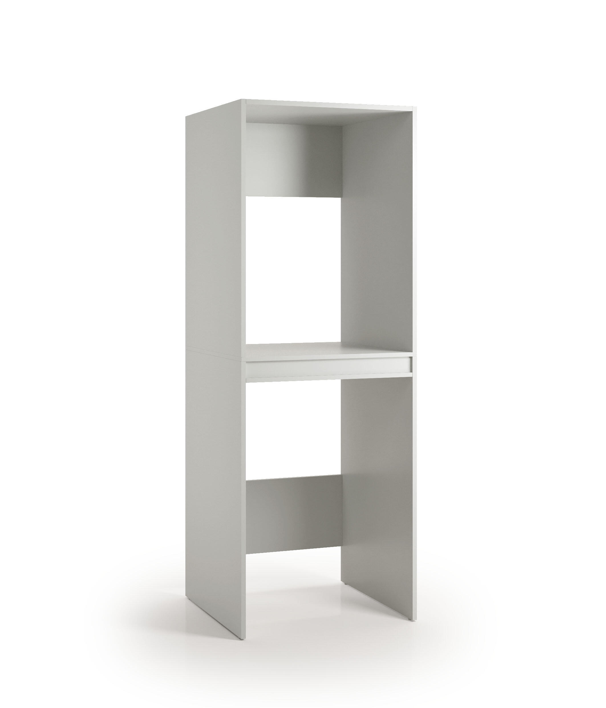 Mobile lavanderia Lava e Asciuga 4 ante in truciolare grigio P 69 x L 70 x H 195 cm - 2