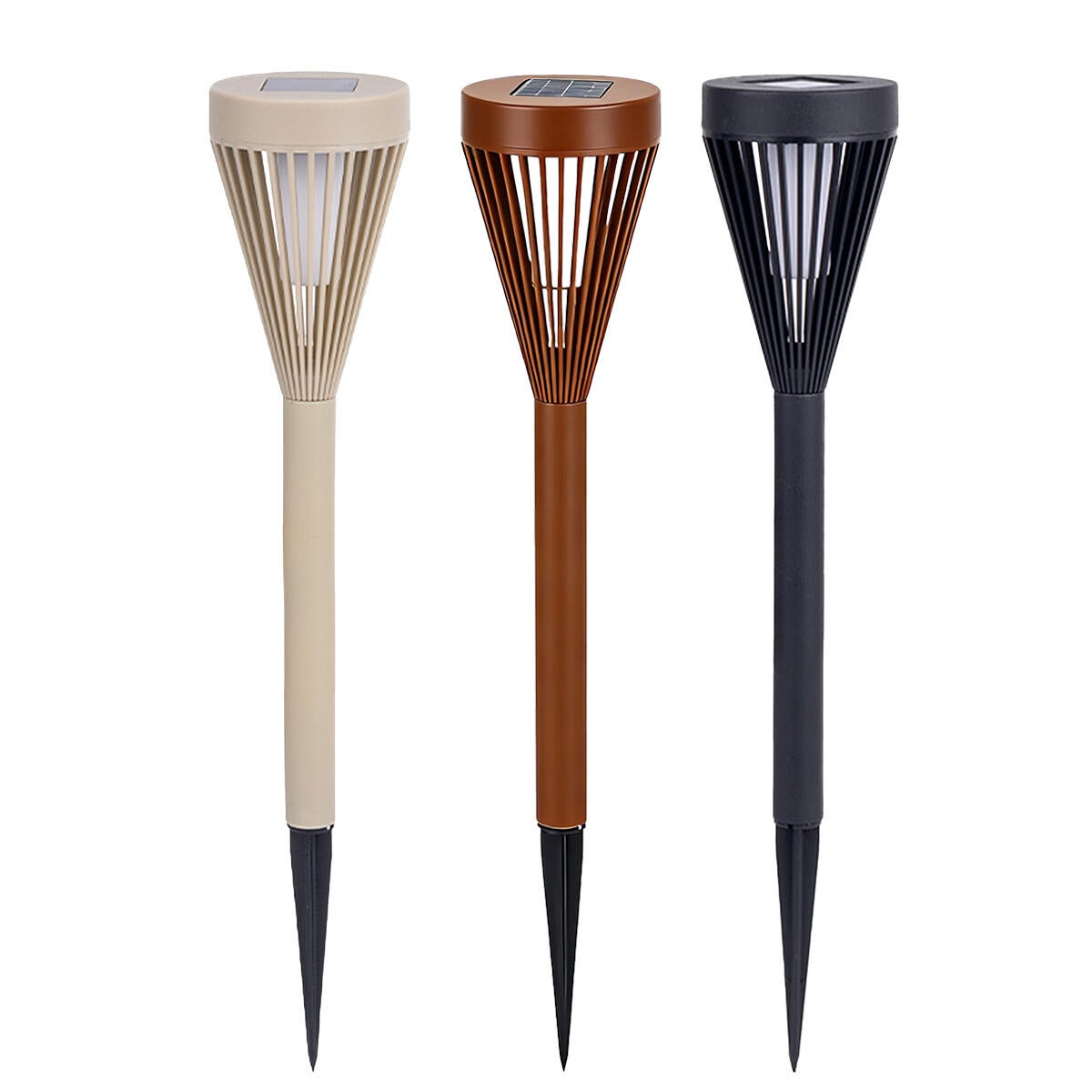 Picchetto solare Chery H 39.5cm luce effetto fiamma - 3