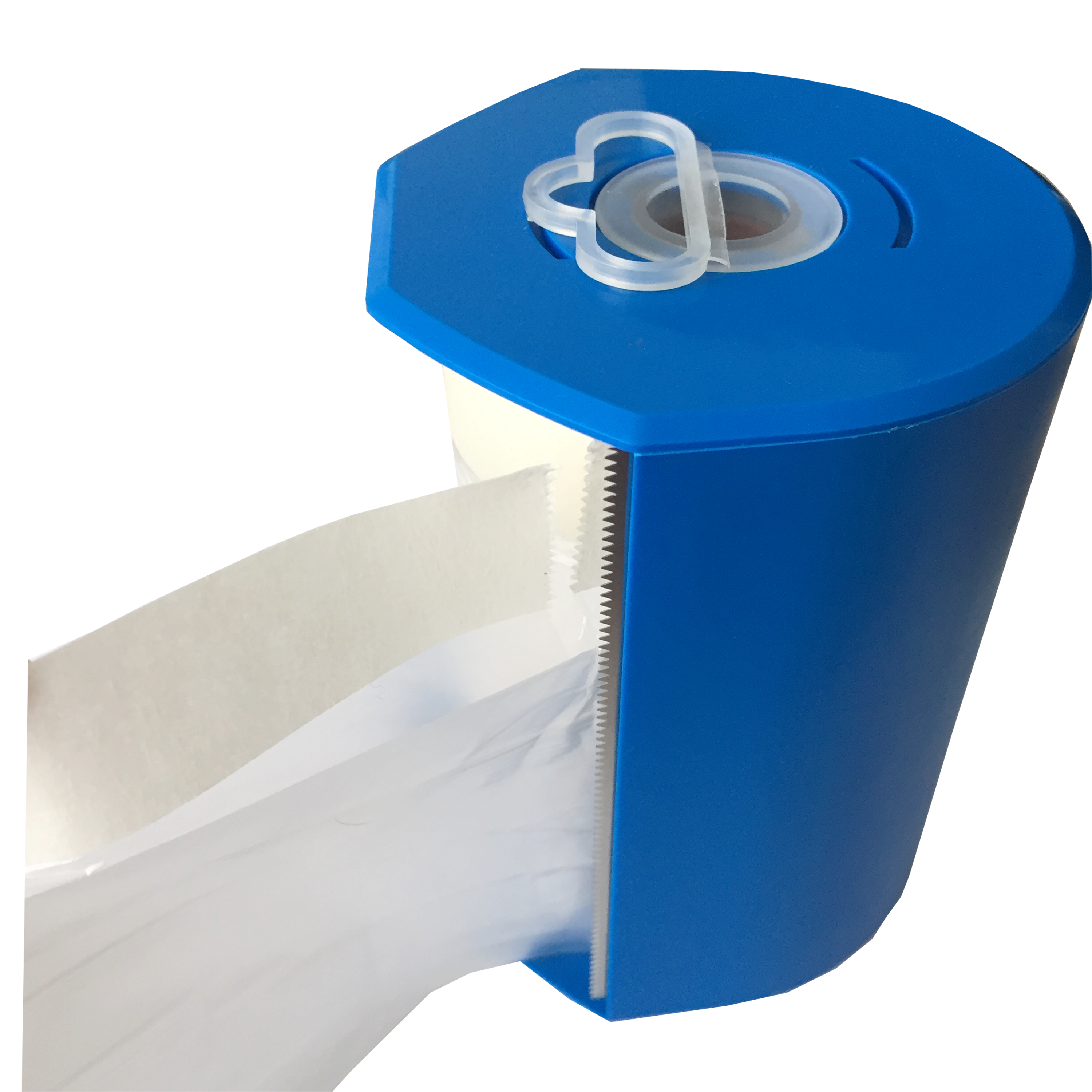 Bâche de protection avec ruban de masquage + recharge DEXTER, L.25 x l.0.55 m - 5