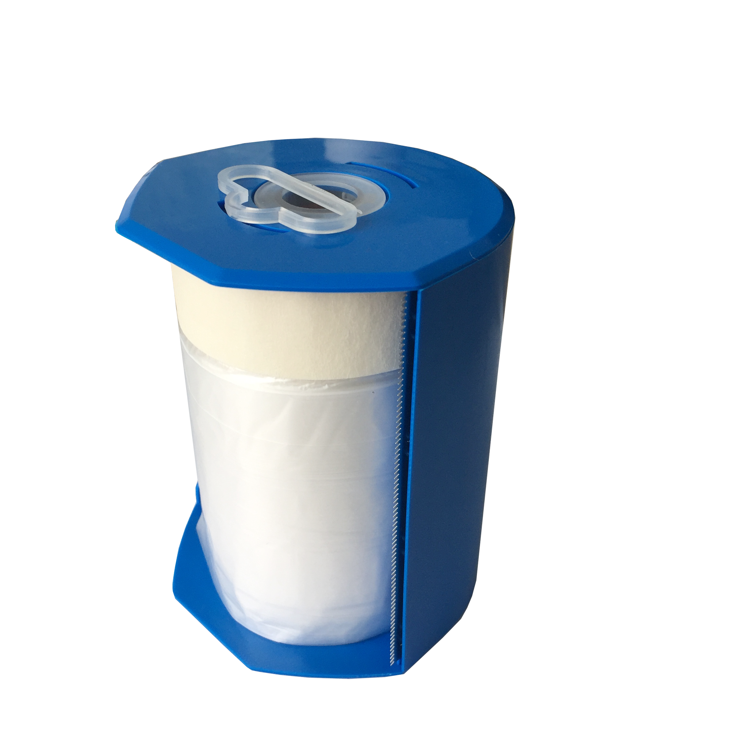 Bâche de protection avec ruban de masquage + recharge DEXTER, L.25 x l.0.55 m - 4