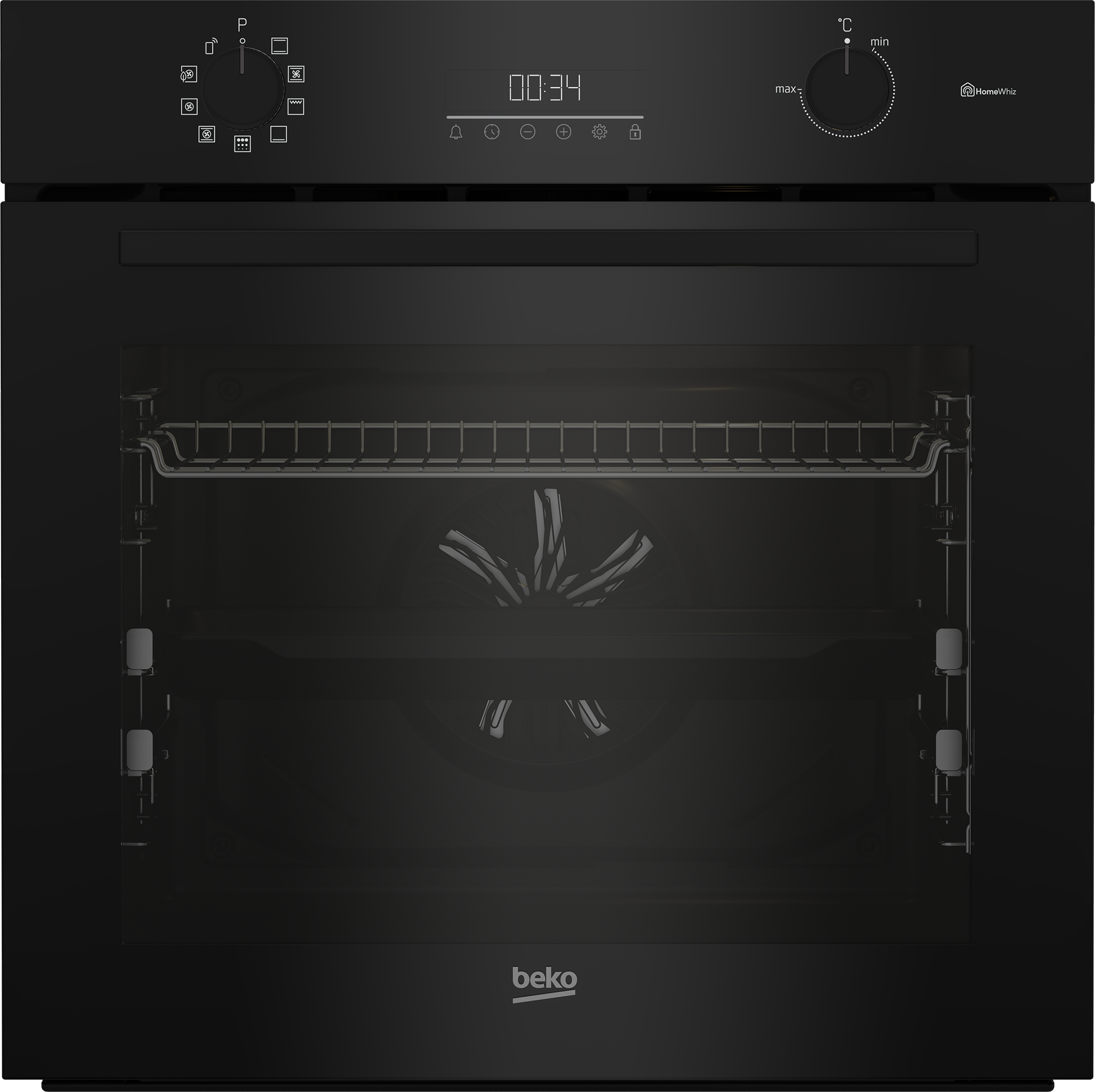 horno multifuncion beko bcbim17300ksbmpb 72l pirolisis clase a deepblack
