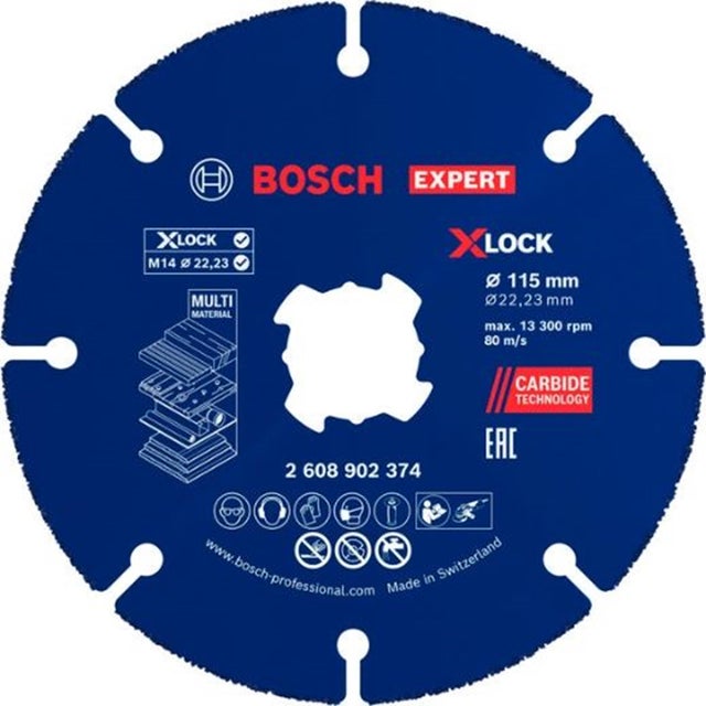 DISCO CORTE MULTIMATERIAL 115MM BOSCH