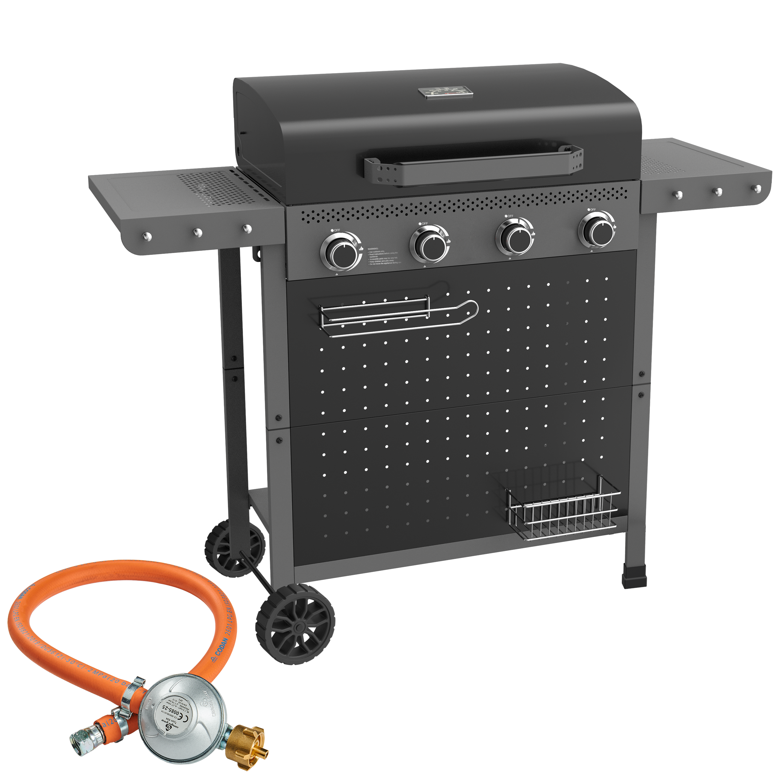 Grill gazowy 4 palniki + reduktor 10kW Camila Corciano