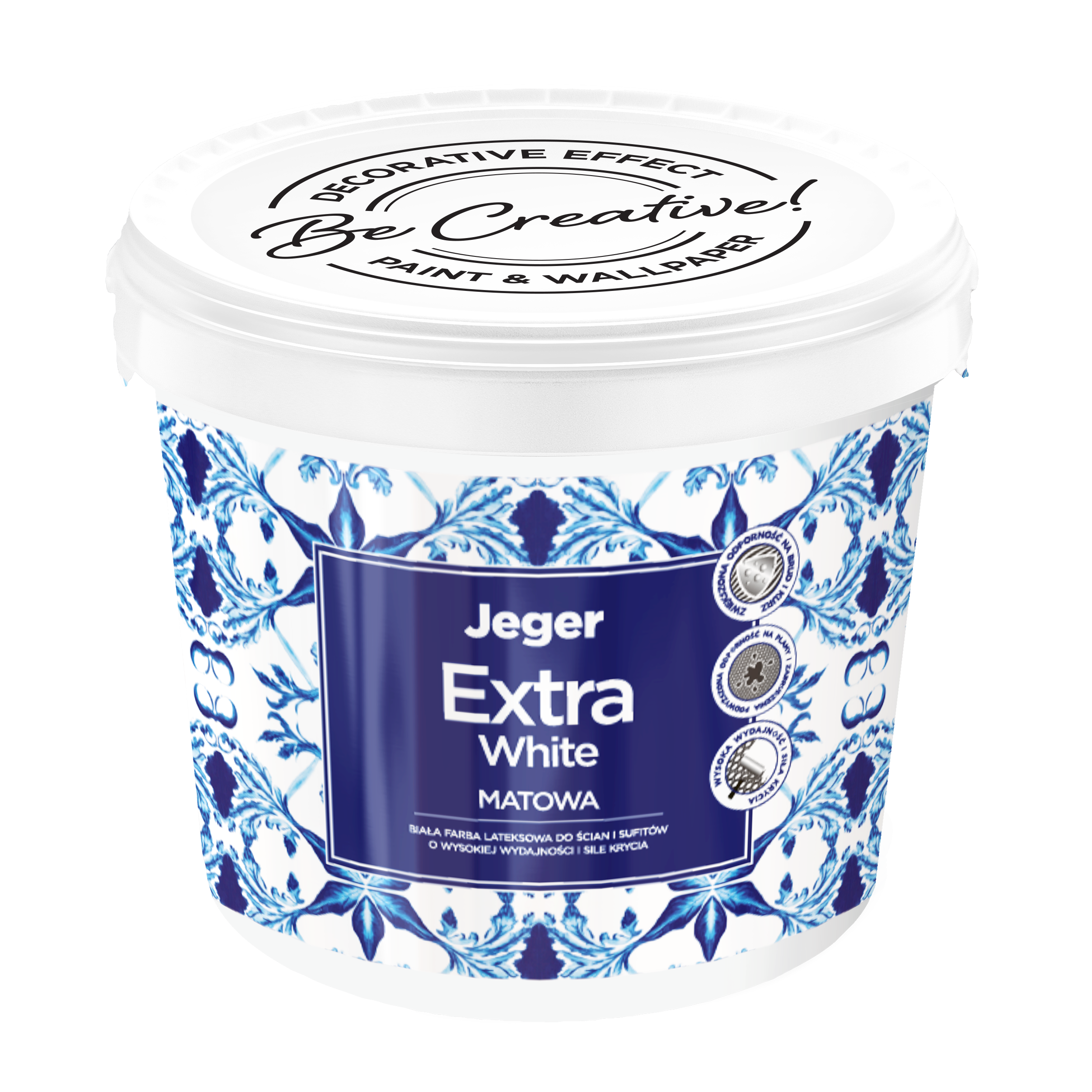 Farba Jeger Extra White Paint Biały 10 l