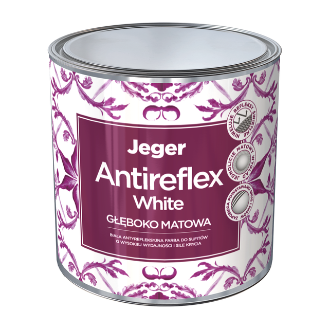 Farba Jeger Pro Antireflex Biały 2.5 l