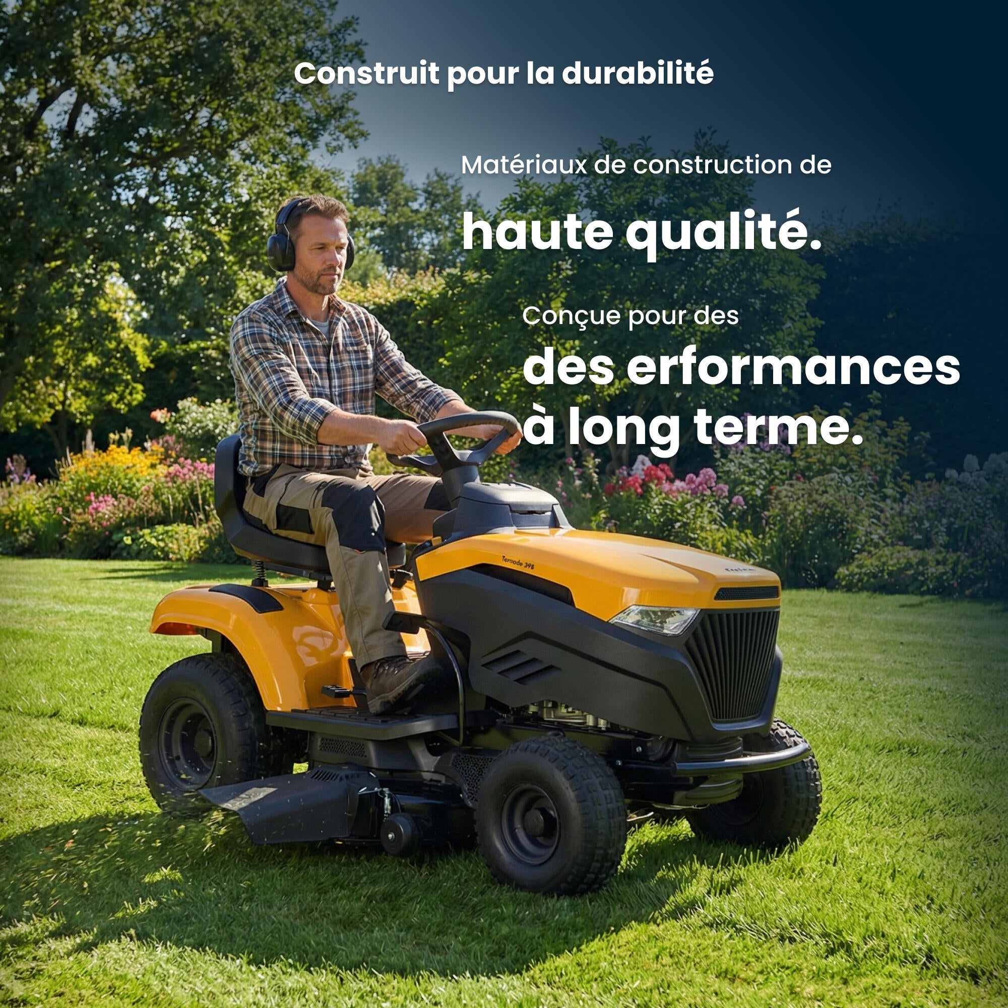 Tondeuse autoportée éjection latérale STIGA 432 cm³ l.98 cm - 5