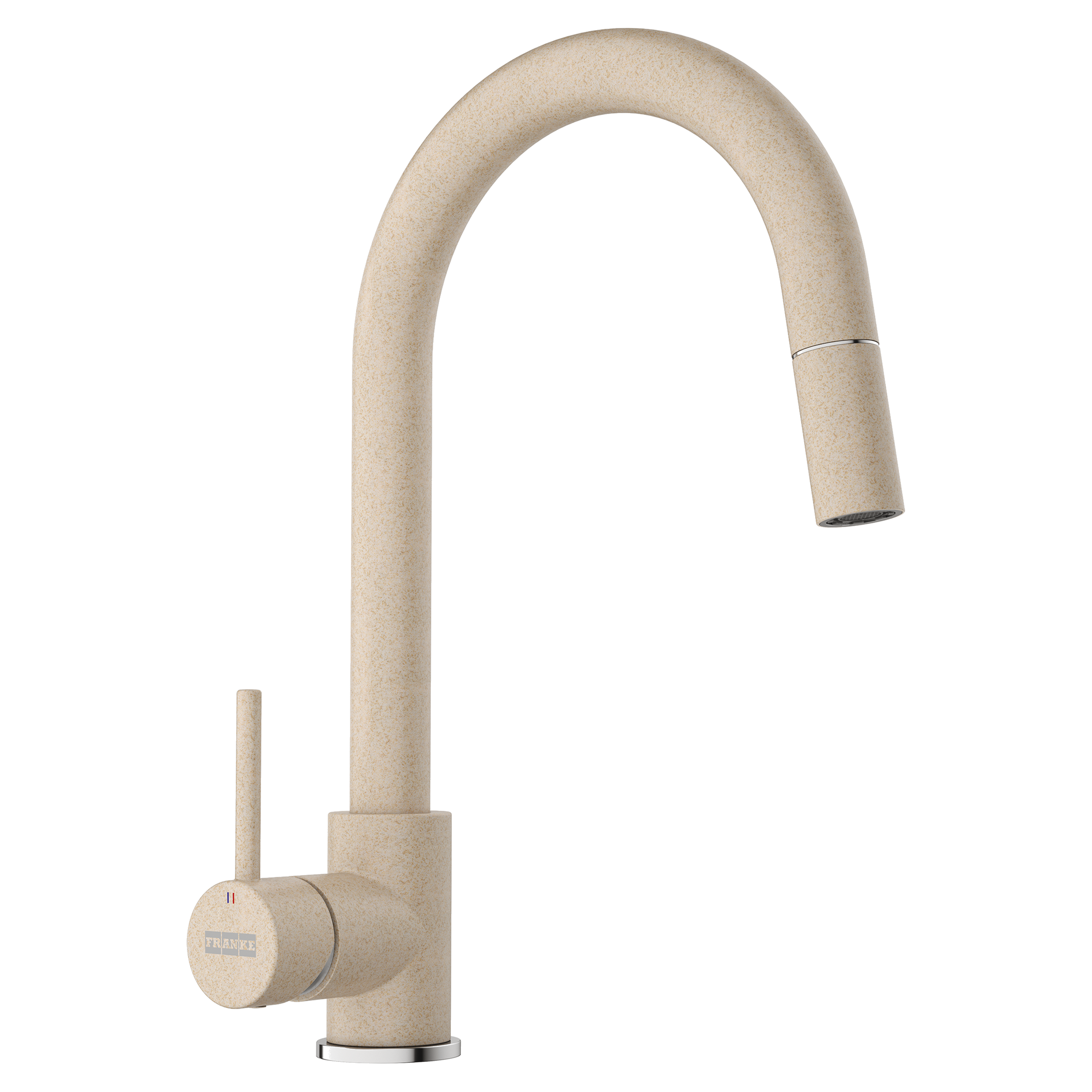 Bateria kuchenna z wyciąganą wylewką Pola 2.0 Beżowa Franke