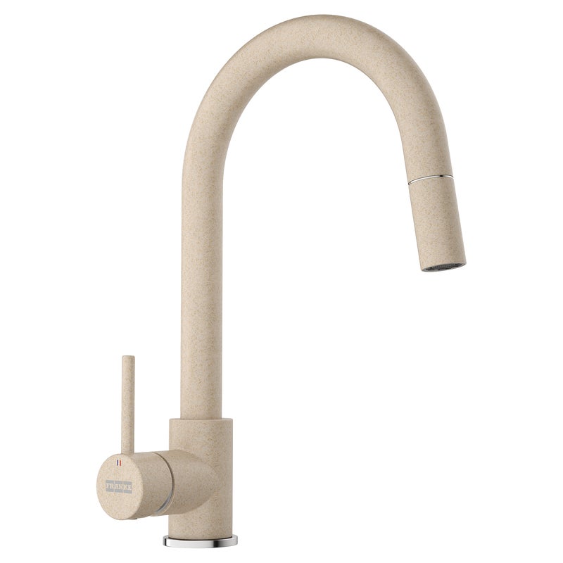 Bateria kuchenna z wyciąganą wylewką Pola 2.0 Beżowa Franke