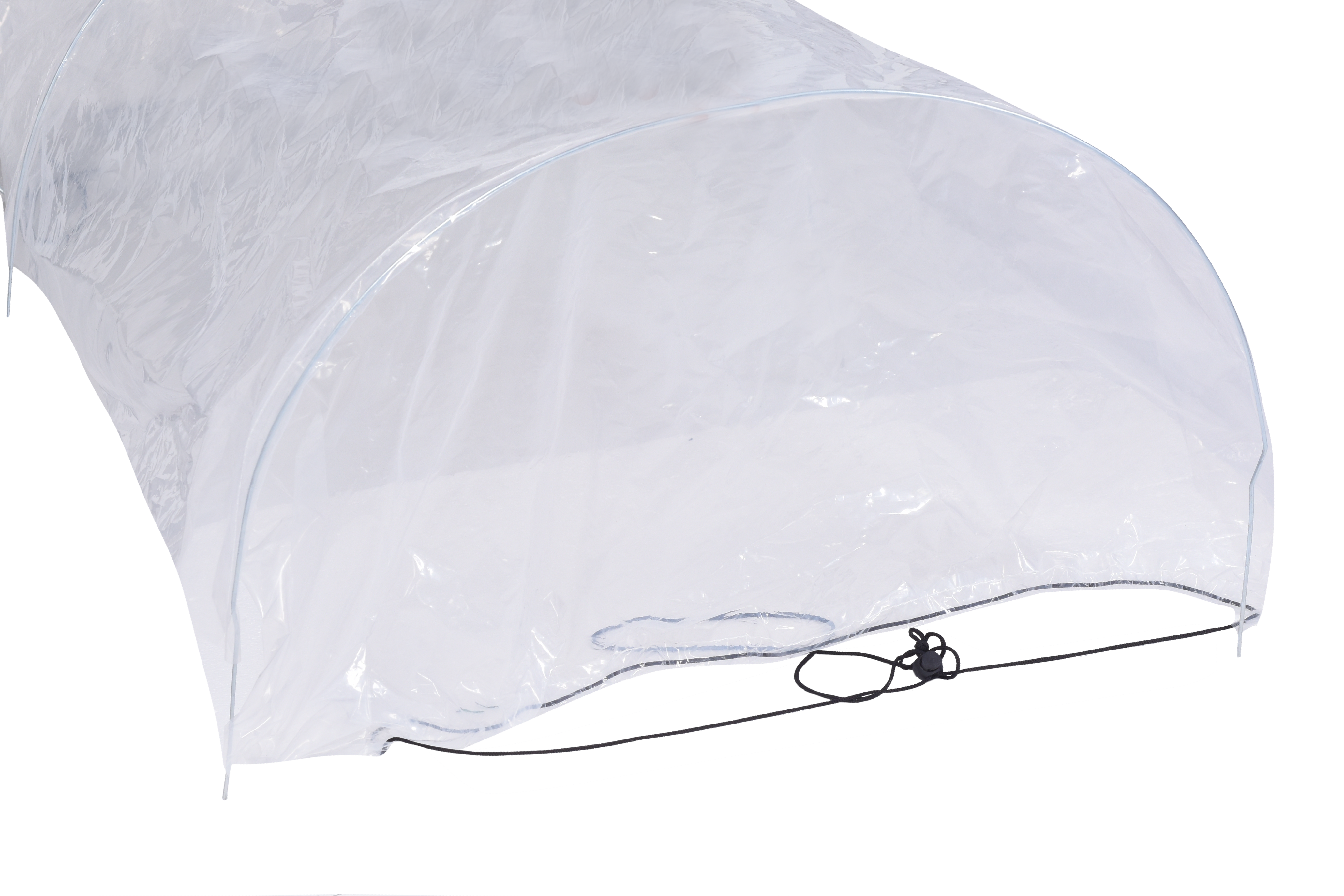 Tunel foliowy mini szklarnia 300x45x30 cm biały