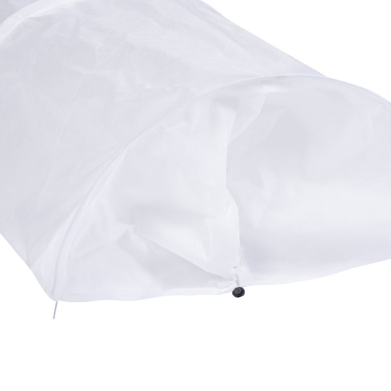 Tunel z agrowłókniną mini szklarnia 300x45x30 cm biały