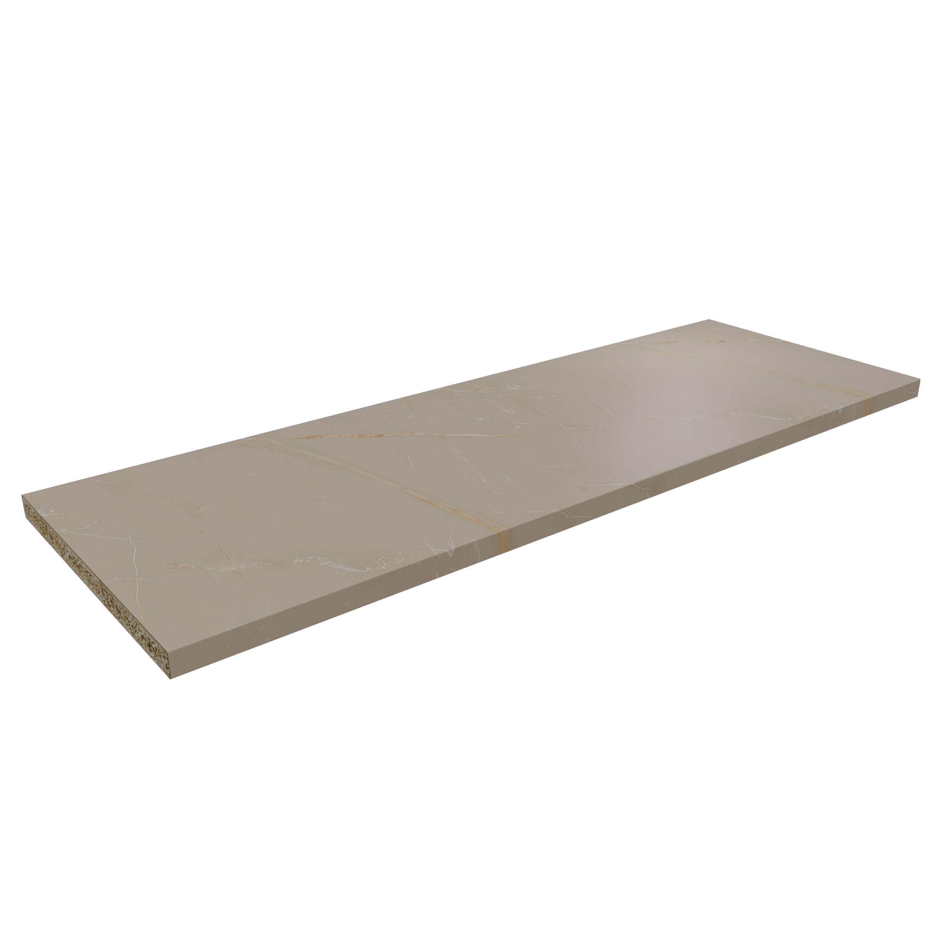ENCIMERA ACABADO CALACATTA BEIGE 360X62X3,8 CM - 3