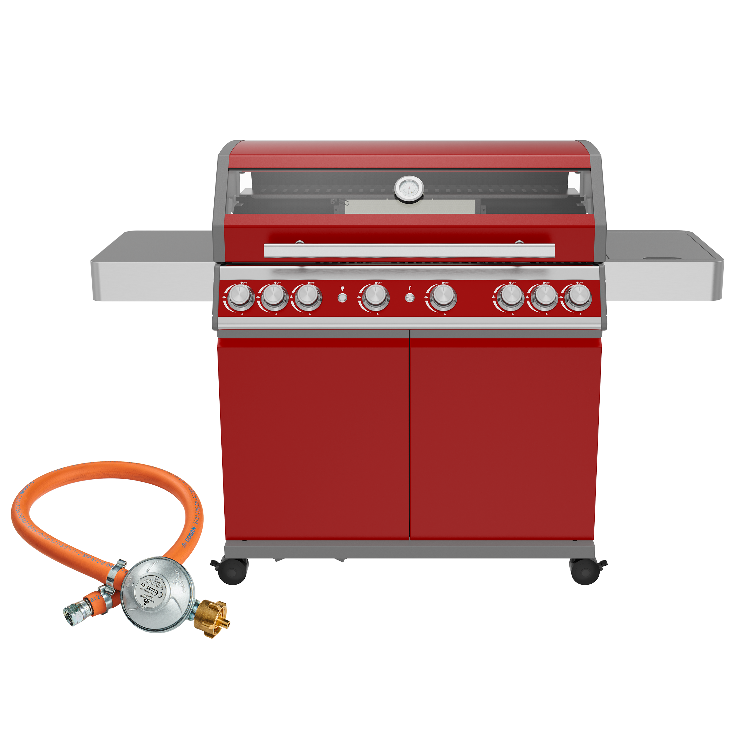 Grill gazowy 23,5kW Carmen 6+2 palników + reduktor Corciano