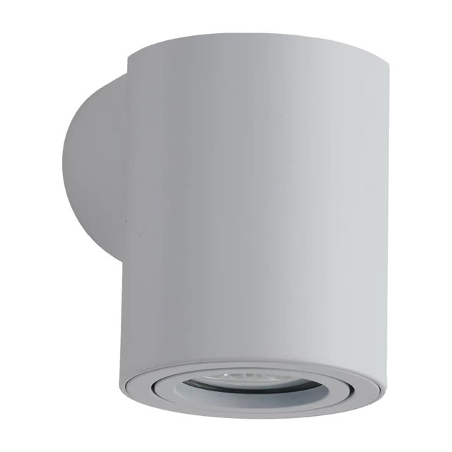 APLIQUE DE PARED CIRCULAR GU10 INTERIOR SUPERFICIE 11.5CM BLANCO