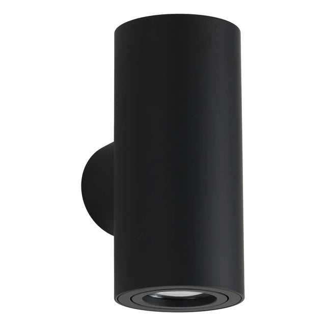APLIQUE DE PARED CIRCULAR INTERIOR DE SUPERFICIE GU10 16CM NEGRO