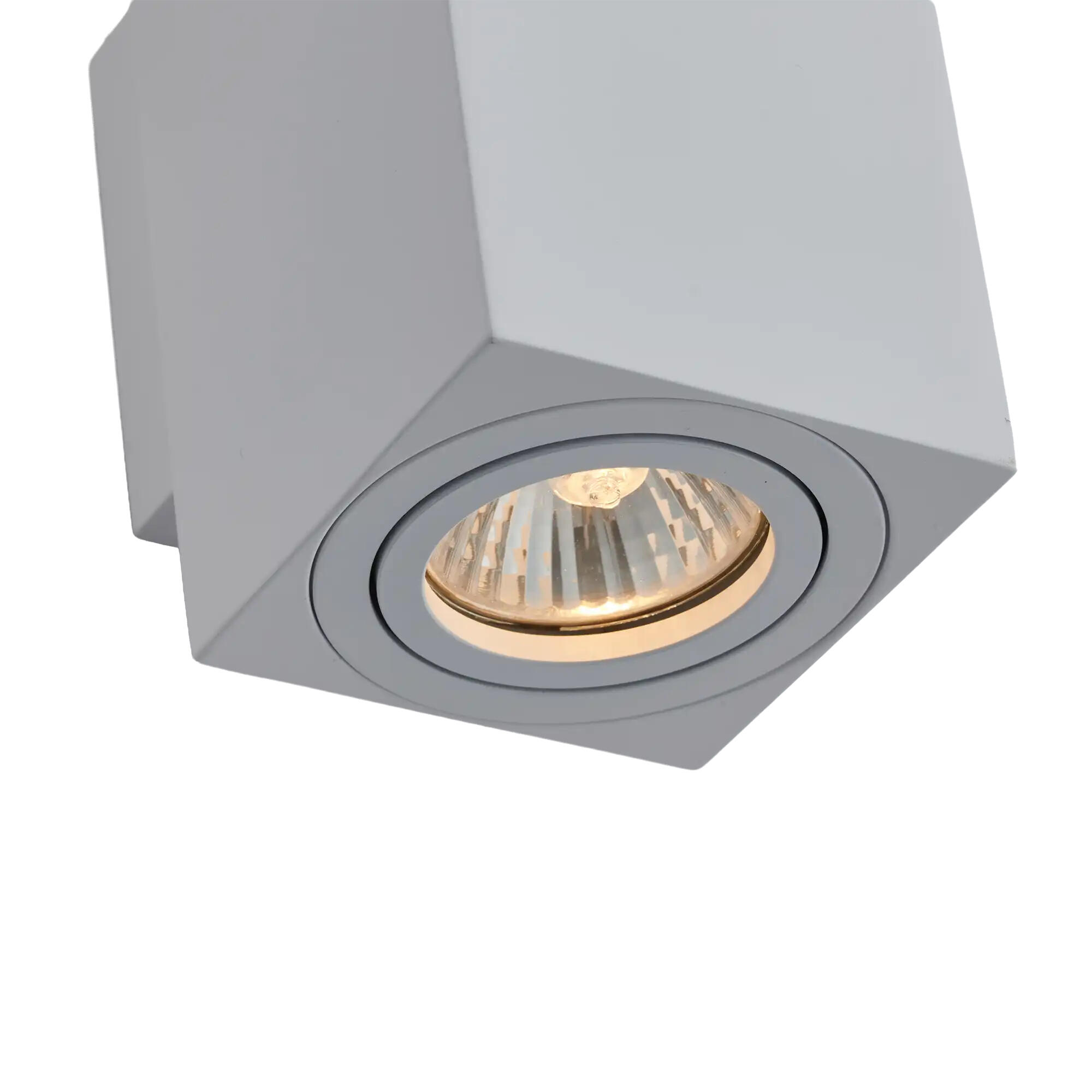 APLIQUE DE PARED INTERIOR DE SUPERFICIE GU10 16CM BLANCO - 2