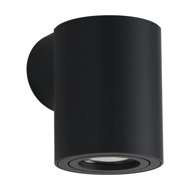 APLIQUE DE PARED INTERIOR CIRCULAR DE SUPERFICIE GU10 11.5CM NEGRO