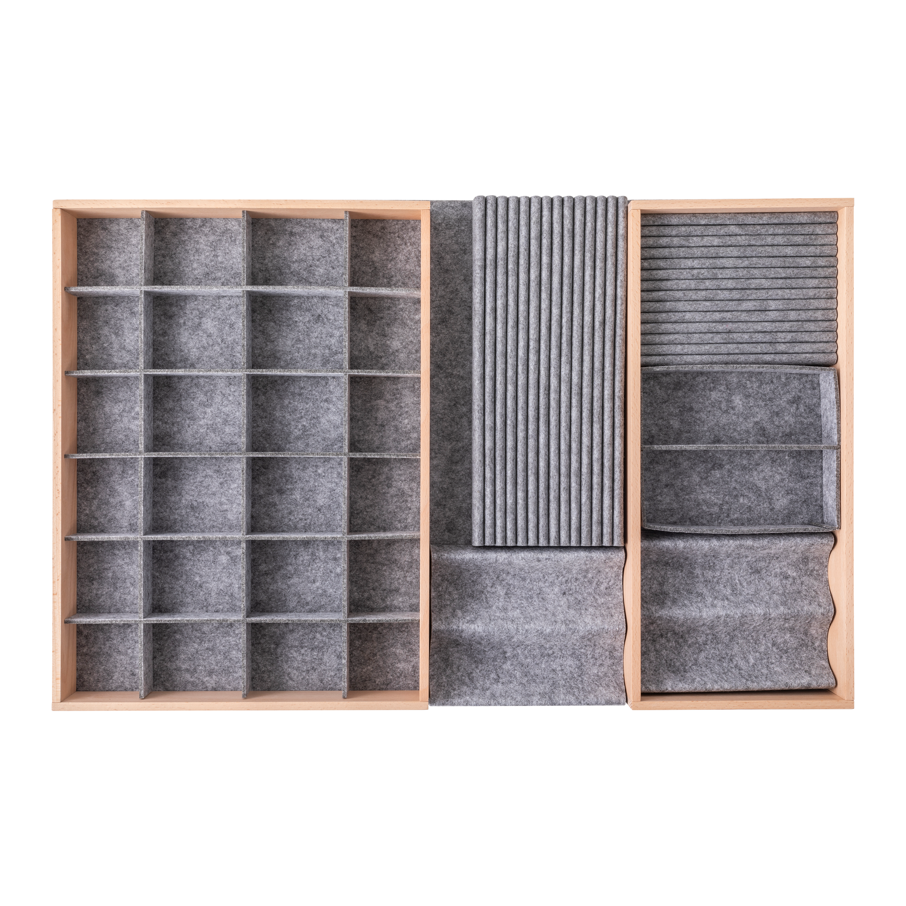 Organiseur SPACEO Evo'M redécoupable, pour tiroir 80cm, bijoux et accessoires - 4