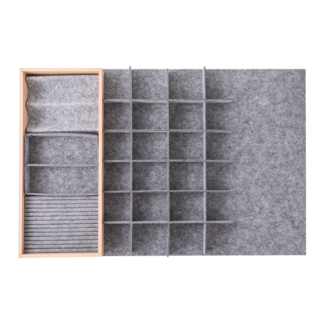 Organiseur SPACEO Evo'M redécoupable, pour tiroir 40cm, bijoux et accessoires
