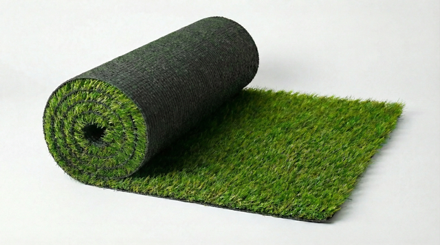 Rollo de césped artificial Laredo 2x5m 33 mm de altura de fibras y 27300 puntadas m²