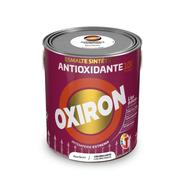 BASE ESMALTE SINTÉTICO BRILLO ANT LISO OXIRON 750ML TONOS MEDIOS