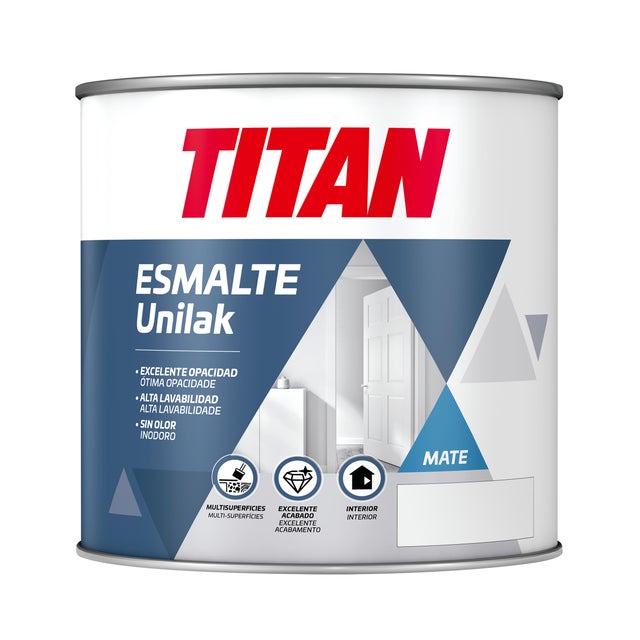 BASE ESMALTE ACRÍLICO MATE UNILAK 750ML TONOS MEDIOS