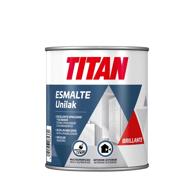 ESMALTE ACRILICO  BRILLANTE MULTIADHERENTE  UNILAK 4L BLANCO