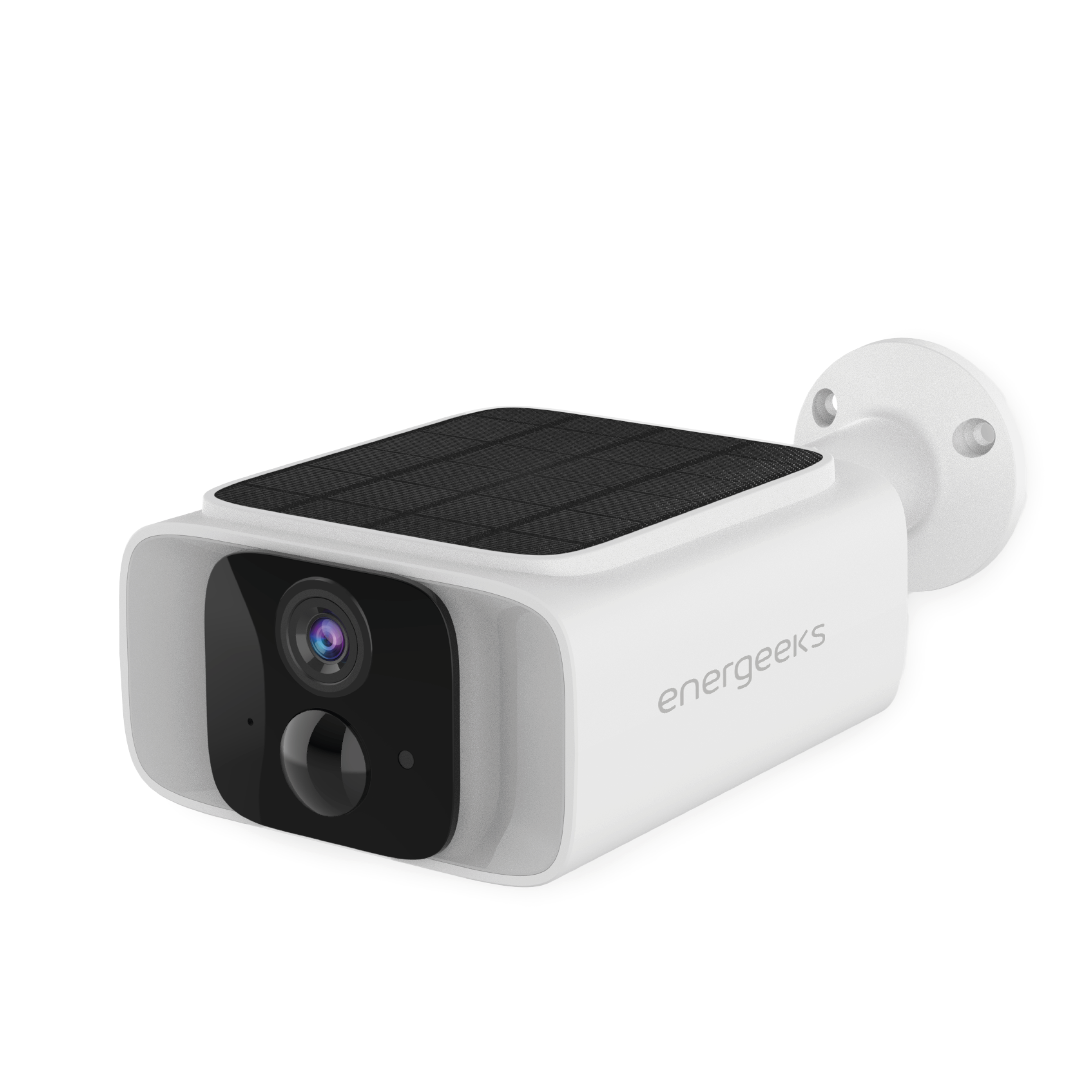 Cámara de videovigilancia energeeks atlas nano exterior fija wi-fi 4mp con batería solar integrada