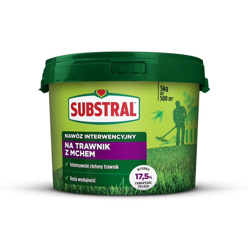 Nawóz interwencyjny do trawników z mchem 5kg Substral