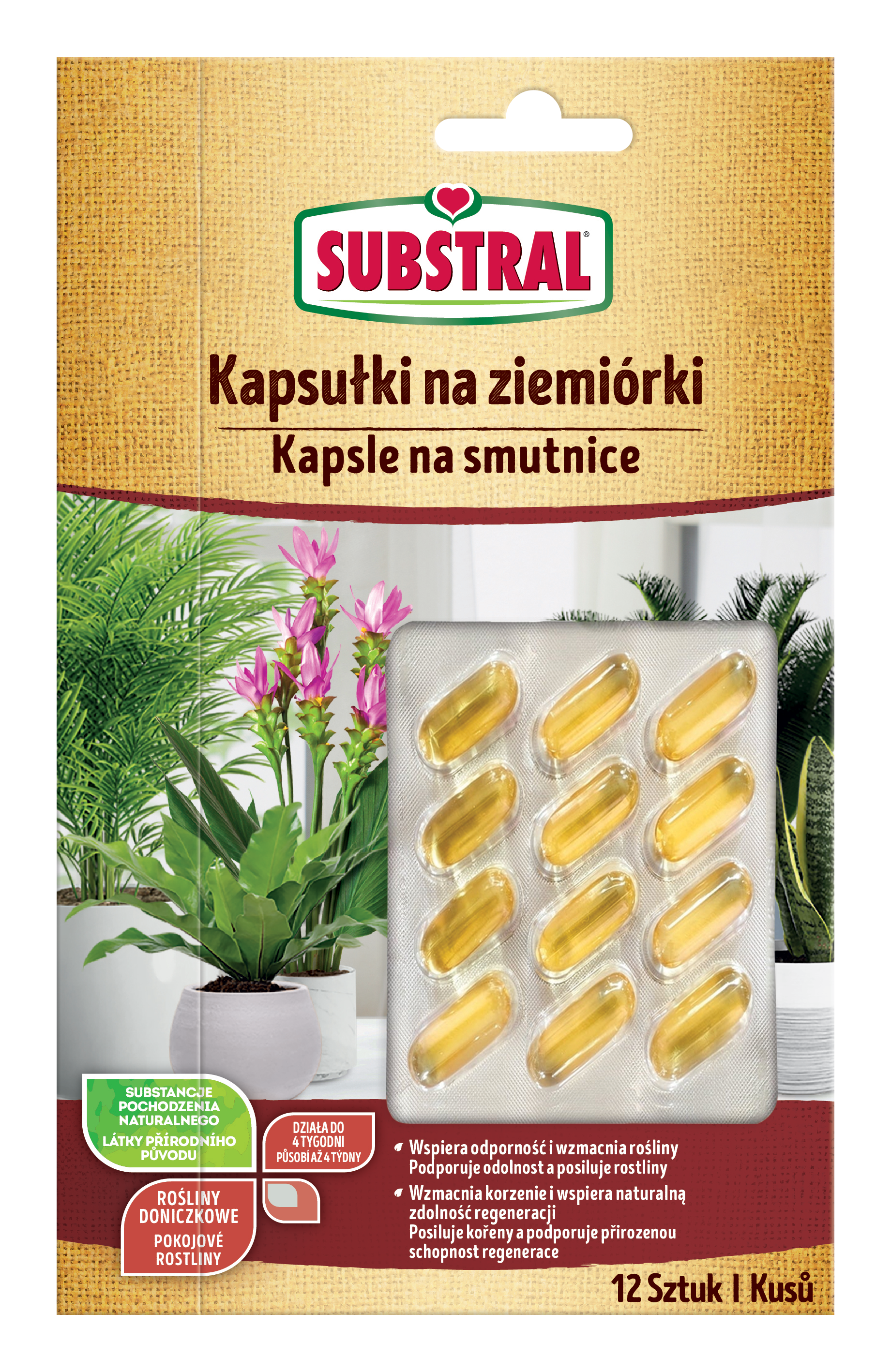 Kapsułki na ziemiórki 12 szt Substral
