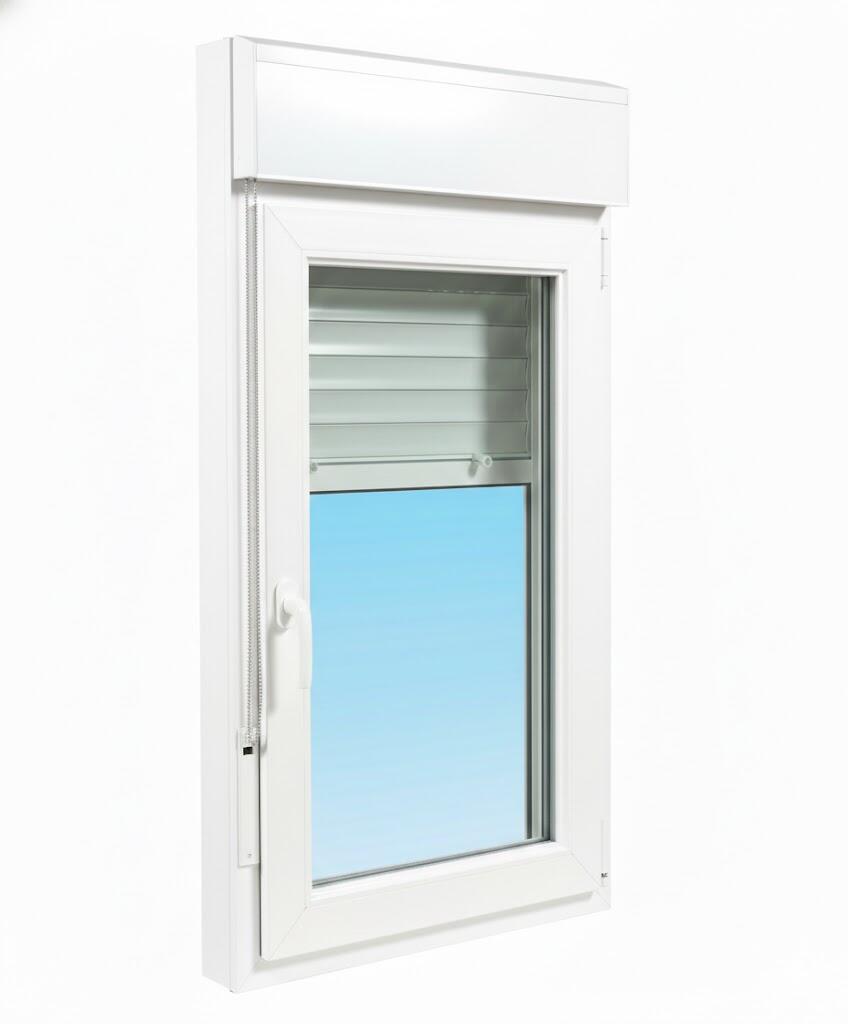 VENTANA PVC BLANCO OSCILOBATIENTE CON PERSIANA 70 X 138 CM - 3