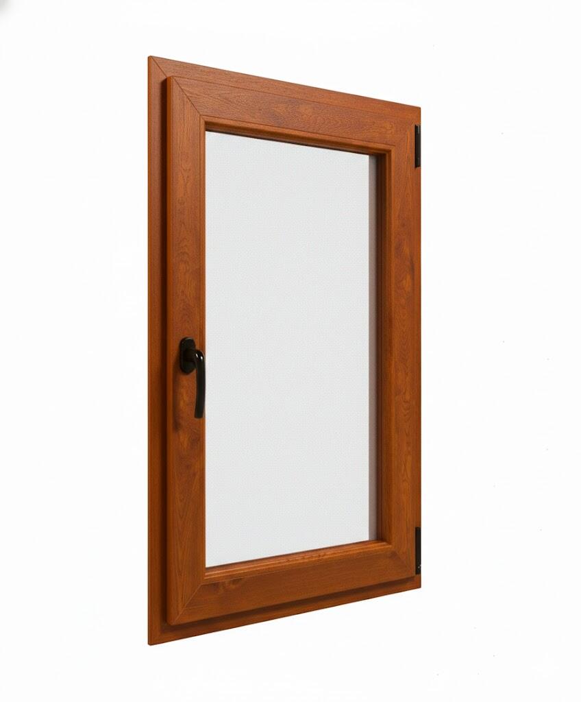 VENTANA PVC ROBLE OSCILOBATIENTE 60X70CM CRISTAL ACIDO - 3