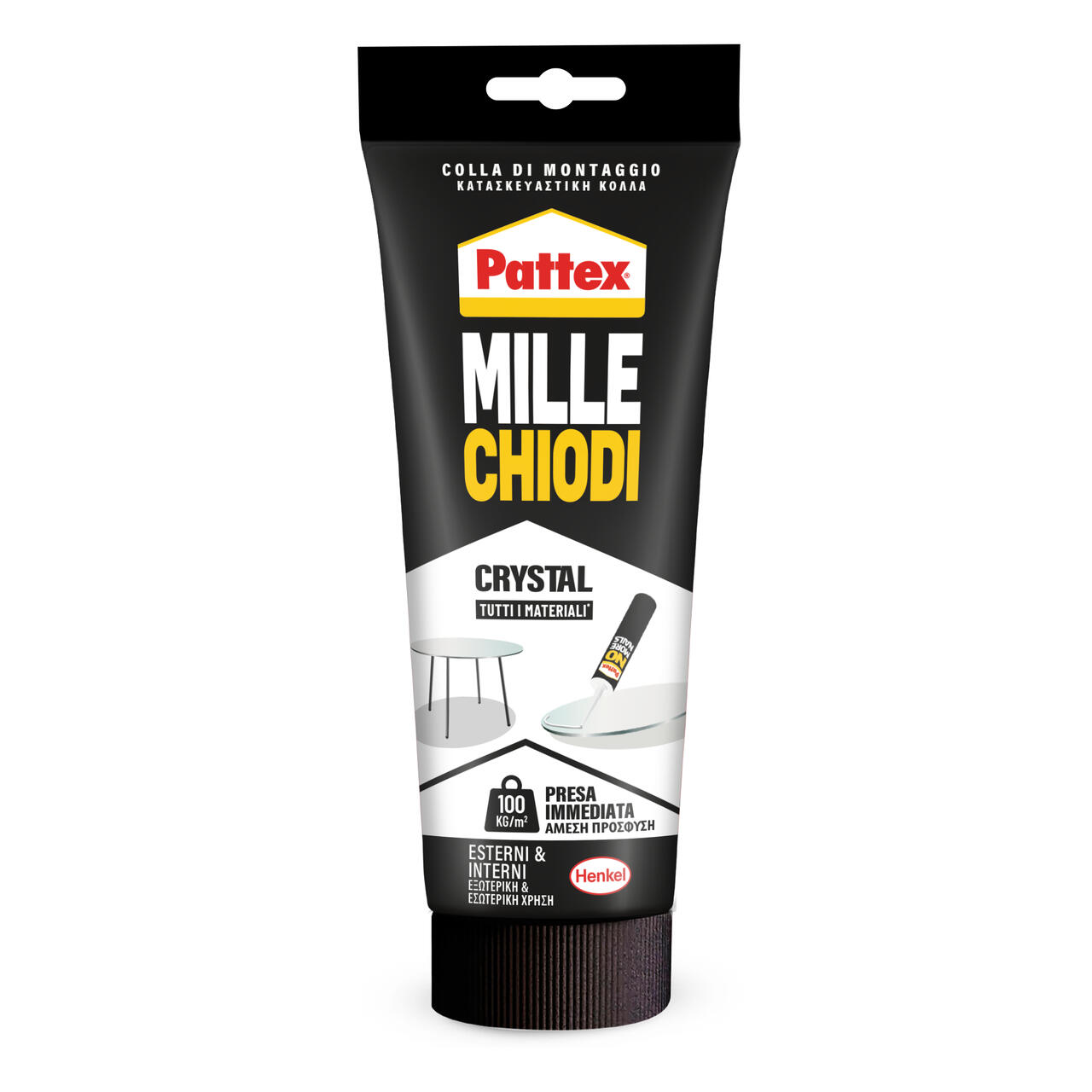 Colla per fissare PATTEX MilleChiodi Crystal trasparente 0.09 kg - 4