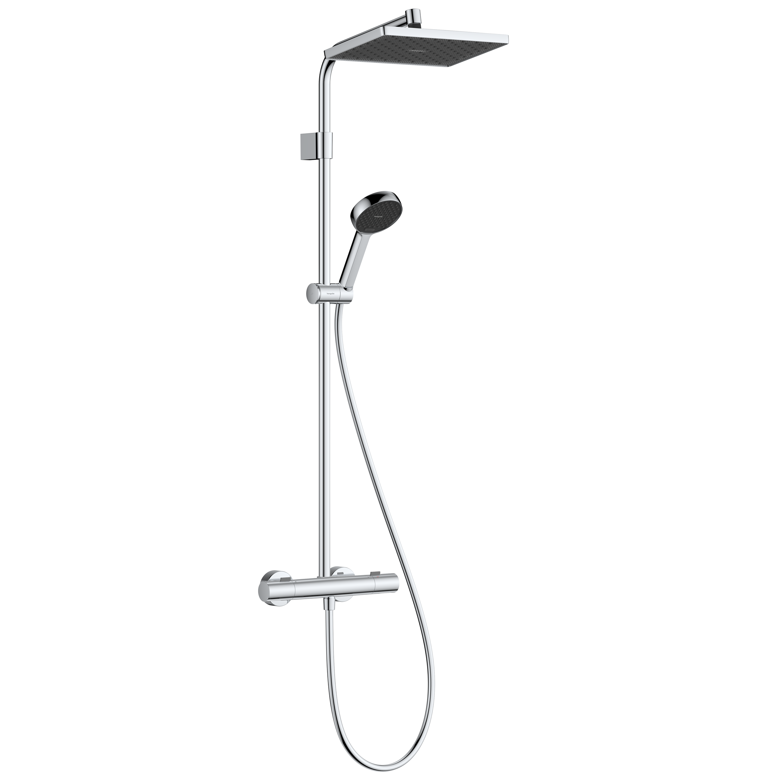 Kolumna prysznicowa Stamis Q 290 termostatyczna EcoSmart chromowany HANSGROHE