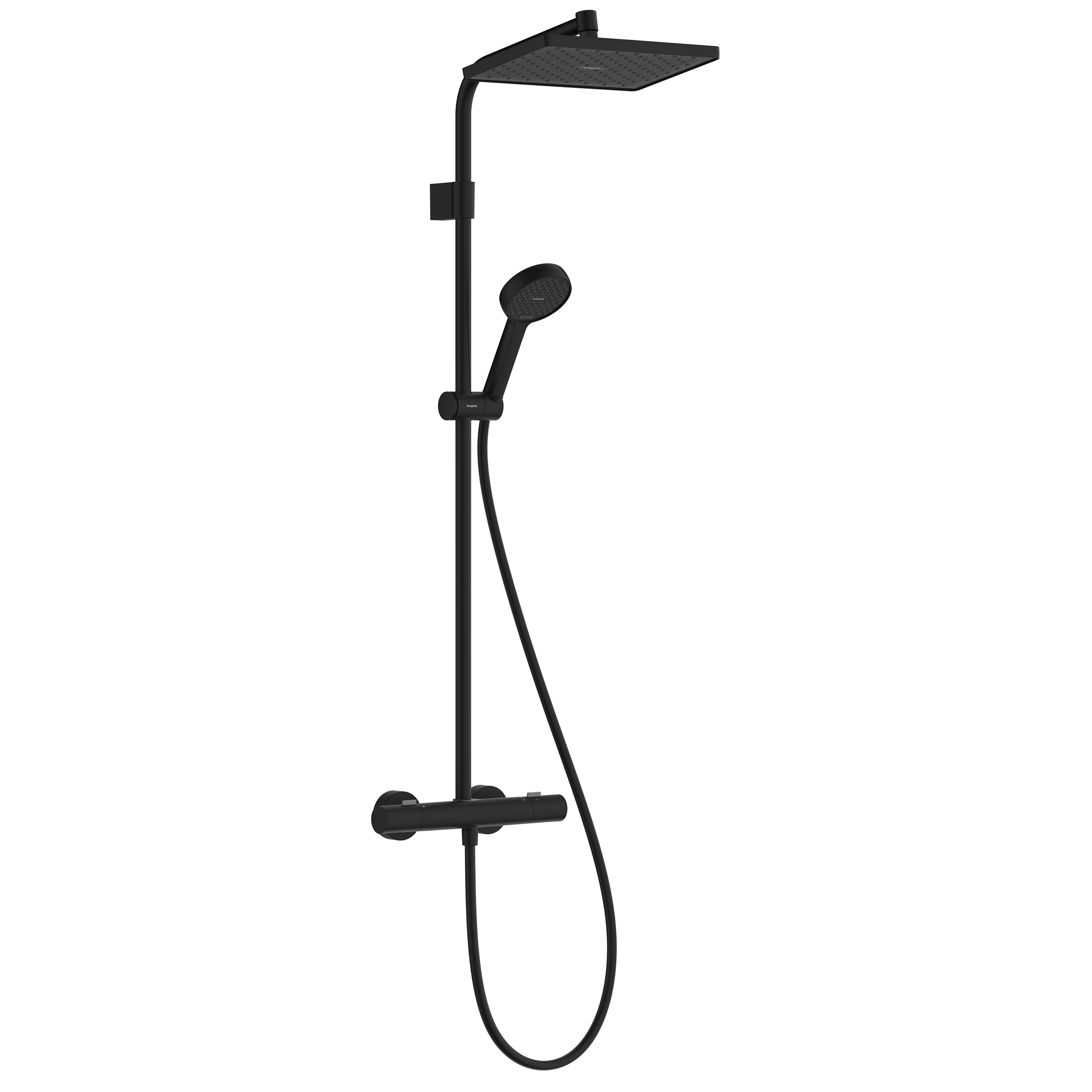 Kolumna prysznicowa Stamis Q 290 termostatyczna EcoSmart czarny HANSGROHE